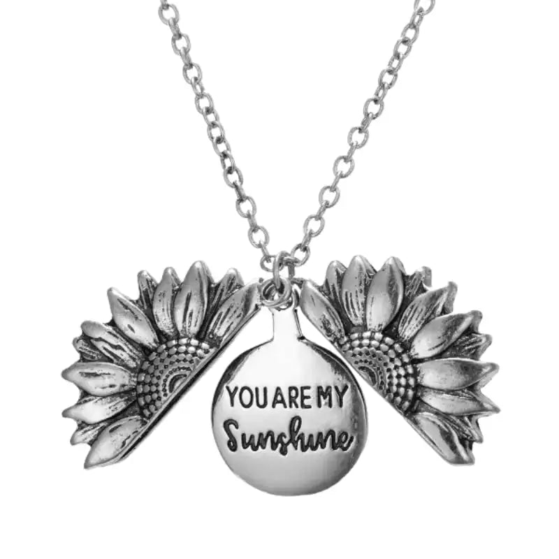 You Are My Sunshine Necklace - Sentimental Gift of Affection