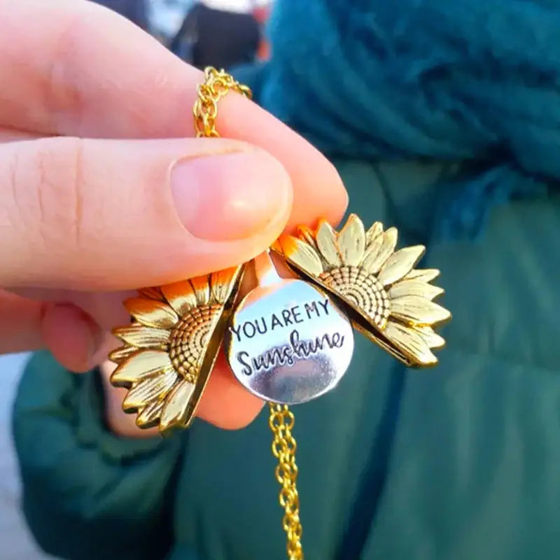 You Are My Sunshine Necklace - Sentimental Gift of Affection