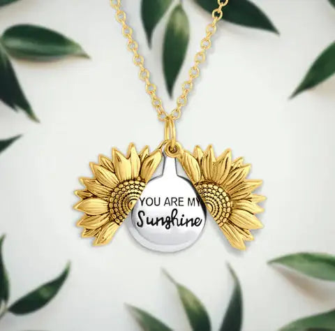 You Are My Sunshine Necklace - Sentimental Gift of Affection