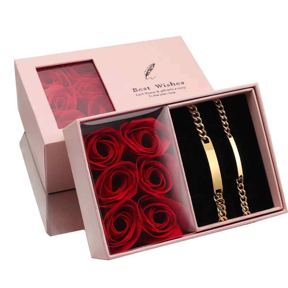 Luxury Rose Jewelry Storage Case