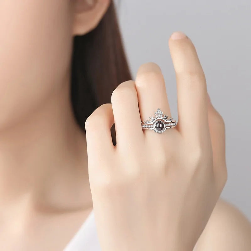 100 Languages "I Love You" Projection Ring