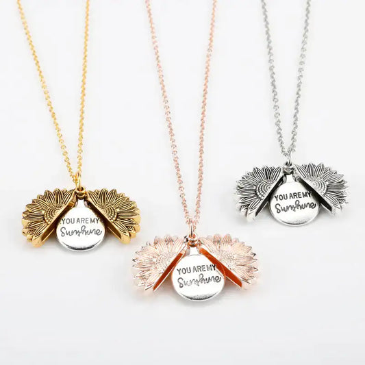 You Are My Sunshine Necklace - Sentimental Gift of Affection