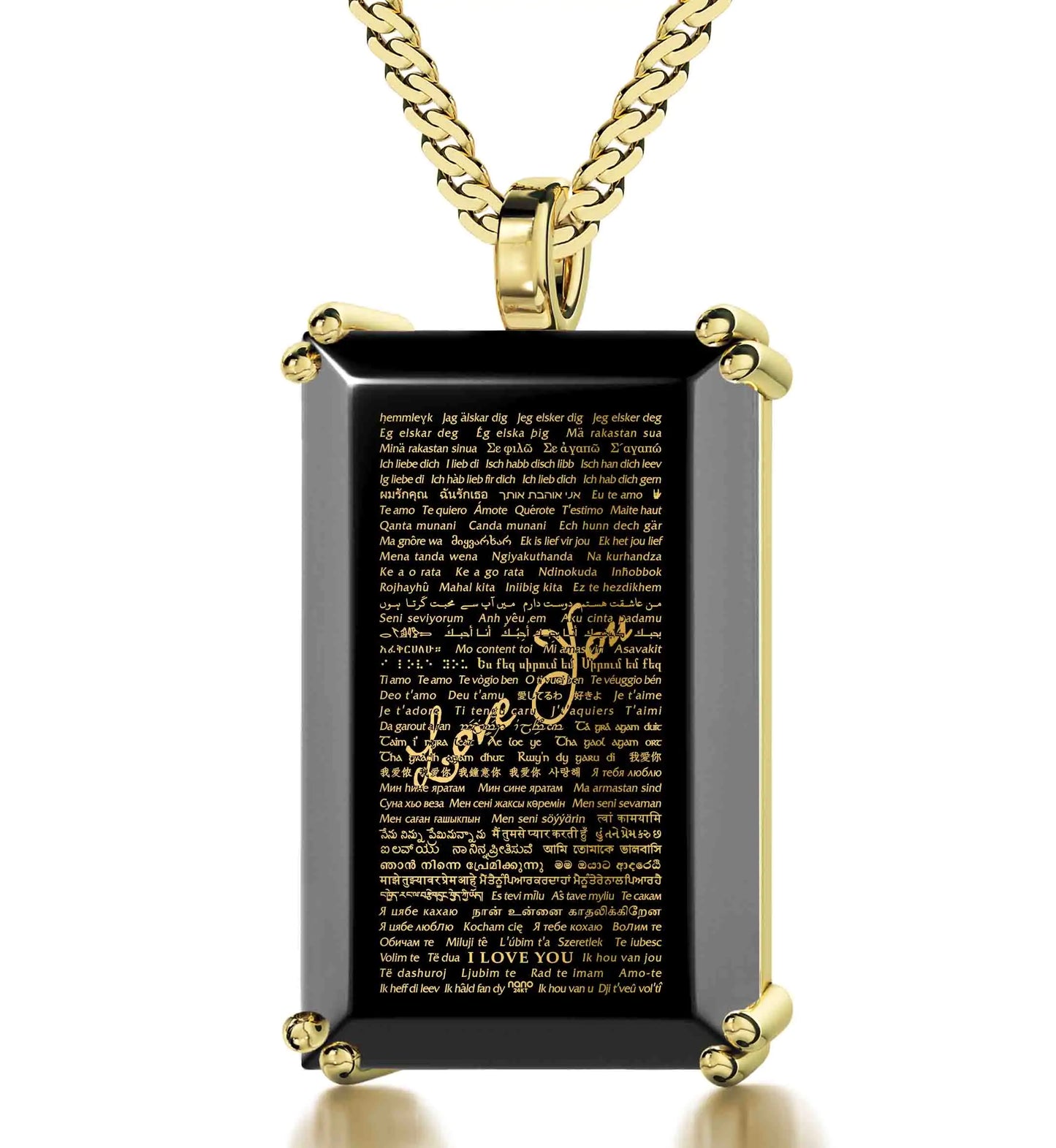 120 Languages "I Love You" Necklace