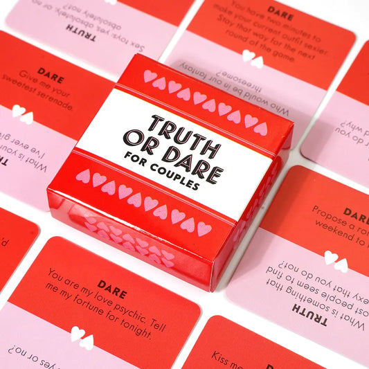 Romantic Couples Truth or Dare Game Cards - Fun and Intimate Challenges